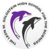 Leon M. Goldstein High School logo